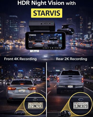 كاميرا قياس A11 4K أمامية + 2K خلفية، وذاكرة microSD سعة 256 جيجابايت، وكاميرا داش مع مستشعر STARVIS، وواي فاي بسرعة 5 جيجاهرتز، ونظام تحديد المواقع العالمي (GPS)، ونظام ADAS، ورؤية ليلية ذات نطاق ديناميكي عالي (HDR)، وشاشة انتظار 24/7 (تشمل مجموعة الأسلا in Kuwait