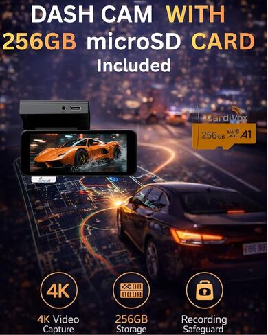 كاميرا قياس A11 4K أمامية + 2K خلفية، وذاكرة microSD سعة 256 جيجابايت، وكاميرا داش مع مستشعر STARVIS، وواي فاي بسرعة 5 جيجاهرتز، ونظام تحديد المواقع العالمي (GPS)، ونظام ADAS، ورؤية ليلية ذات نطاق ديناميكي عالي (HDR)، وشاشة انتظار 24/7 (تشمل مجموعة الأسلا in Kuwait