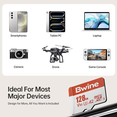 بطاقة Bwine 128G Micro SD وشاحن USB C بقدرة 65 وات GaN سريع in Kuwait