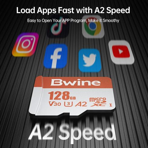 بطاقة Bwine 128G Micro SD وشاحن USB C بقدرة 65 وات GaN سريع in Kuwait