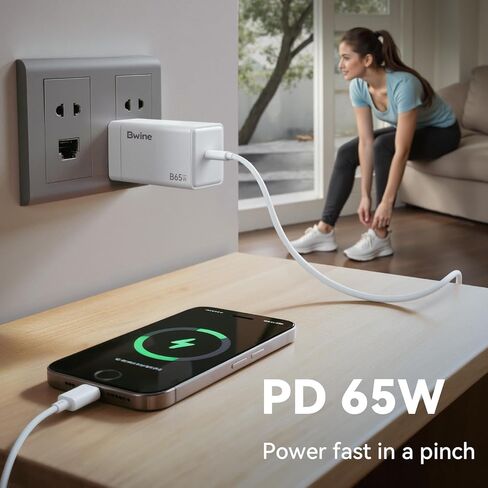 بطاقة Bwine 128G Micro SD وشاحن USB C بقدرة 65 وات GaN سريع in Kuwait