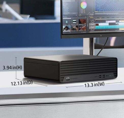 كمبيوتر مكتبي HP EliteDesk 800 G6 SFF، الجيل العاشر ثماني النواة i7-10700، 16 جيجابايت DDR4، 256 جيجابايت SSD، لوحة مفاتيح وماوس، واي فاي، بلوتوث، Windows 11 Pro (متجدد) in Kuwait