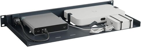 Rackmount.IT RM-UB-T9 Rack Mount Kit for U7-LR, U7-Outdoor+, and U7-Pro-Wall Access Points - 1U, Front Ports, Signal White Steel (RM-UB-T9) in Kuwait