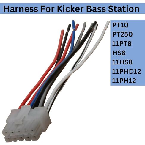 قابس كوابل مجمعة 10 دبوس متوافق مع Kicker BassStation Hideaway 11HS8 46HS10 11PHD12 11PH12 HS8 PT10 PT250 11PT8 in Kuwait
