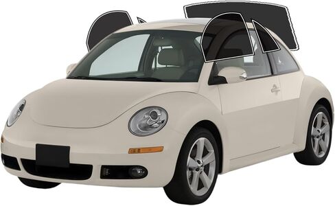 Precut Windows Tint Film Rear Windshield Cars Sun Blocking Protection Privacy Anti Shatter Glass 2 Ply Computer Cut 10% Tint Shade for Volkswagen Beetle Coupe 1991-2011 in Saudi Arabia