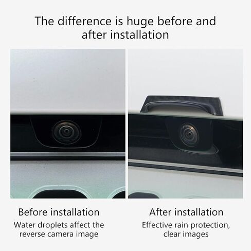 360 Degree Waterproof Rear Camera Rain Cover for Car Trucks Bikes All Weathers Clear Imaging Protections in Saudi Arabia