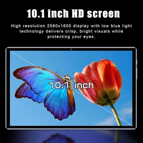 VINGVO 10.1 Inch 5G Tablet, 14, 12GB 512GB ROM, Cameras, Bluetooth, Stylus Pen for Drawing, Working, Entertainment in Kuwait