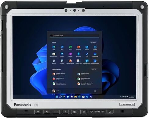Panasonic Toughbook 33 MK1 Rugged Tablet, i5-7th Gen, 12-Inch QHD 2160x1440 Touchscreen, 8GB RAM, 256GB SSD, Windows 11 Pro (Renewed) in Kuwait