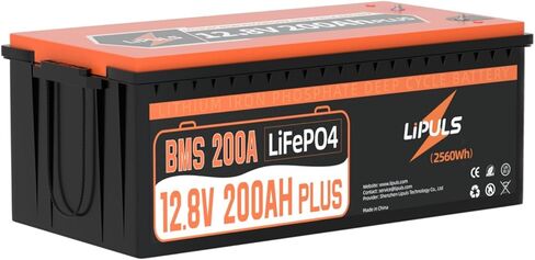 12V 100Ah LiFePO4 Battery (1Pack), Group 24 Lithium Battery, UP to 15000 Cycles, Built-in 100A BMS, Max.1280Wh Energy, Perfect for Trolling Motor, RV, Solar System, Home Energy Storage in Saudi Arabia