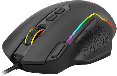 Redragon - ARDAL M615 - ماوس الألعاب - مع 16.8 مليون لون RGB فريد - 8000 نقطة لكل بوصة - 8 مفاتيح ذكية قابلة للبرمجة - تصميم مريح in Kuwait