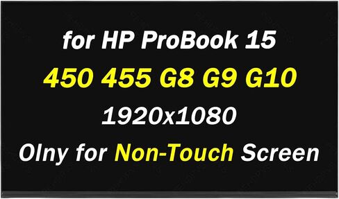M21737-001 بديل لشاشة HP ProBook 450 G8 G9 G10 LCD لشاشة ProBook 455 G8 G9 G10 30 Pins 60 هرتز FHD 1920x1080 15.6 بوصة LCD غير تعمل باللمس لوحة عرض الكمبيوتر المحمول (فقط للشاشة التي لا تعمل باللمس) in Kuwait