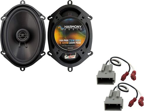 Harmony Audio HA-R68 متوافق مع 1997-2013 Ford Econoline كامل الحجم، مكبر صوت بديل للباب الأمامي من المصنع in Kuwait