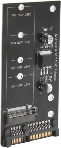محول M.2 SATA M2 إلى محول SATA M.2 إلى محول SATA M.2 NGFF محول 2.5 بوصة SATA3 بطاقة B مفتاح لـ 2230-2280 M2 SSD in Kuwait