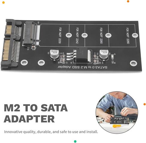 محول M.2 SATA M2 إلى محول SATA M.2 إلى محول SATA M.2 NGFF محول 2.5 بوصة SATA3 بطاقة B مفتاح لـ 2230-2280 M2 SSD in Kuwait