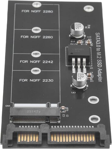 محول M.2 SATA M2 إلى محول SATA M.2 إلى محول SATA M.2 NGFF محول 2.5 بوصة SATA3 بطاقة B مفتاح لـ 2230-2280 M2 SSD in Kuwait