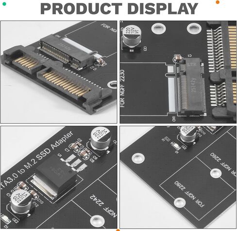 محول M.2 SATA M2 إلى محول SATA M.2 إلى محول SATA M.2 NGFF محول 2.5 بوصة SATA3 بطاقة B مفتاح لـ 2230-2280 M2 SSD in Kuwait
