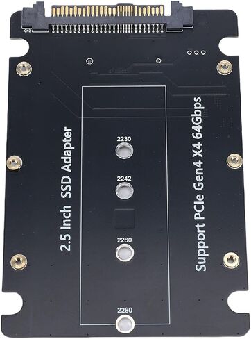 VBESTLIFE M.2 to U.2 SSD Adapter, 64Gbps M. to SFF 8639 U. SSD Adapter, PCIE4.0 X4 Gen4, Support for 2230 2242 2260 2280 in Kuwait