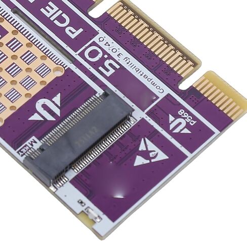Zopsc PCIe to M.2 NVMe SSD Adapter Card, Supports PCIe 5.0 4.0 3.0 2.0 1.0 with Overcurrent Overvoltage Short Circuit Protection, for 2230 2242 2260 2280mm M Key SSD in Kuwait