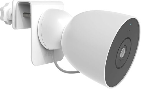 Gutter Mount for Google Nest Cam Outdoor (Wired, 2nd Gen),Security Camera Mounting Bracket No Drill (White,1Pack) in Kuwait