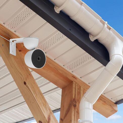 UYODM 3 عبوات لاصقة معدنية على الحائط لكاميرا Google Nest الداخلية من الجيل الثاني السلكية، بدون عصا VHB للحفر أو تثبيت المسمار، طريقتان لتثبيت دعامة تثبيت الكاميرا للحصول على أفضل رؤية in Kuwait
