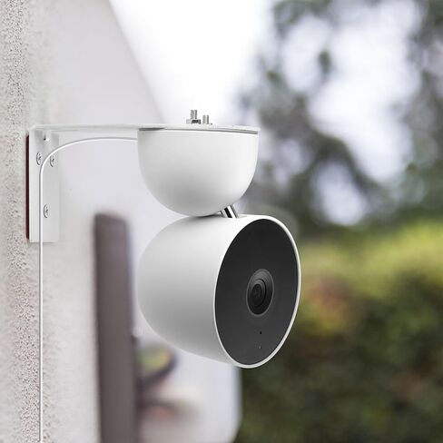 UYODM 3 عبوات لاصقة معدنية على الحائط لكاميرا Google Nest الداخلية من الجيل الثاني السلكية، بدون عصا VHB للحفر أو تثبيت المسمار، طريقتان لتثبيت دعامة تثبيت الكاميرا للحصول على أفضل رؤية in Kuwait