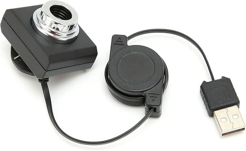 High-Resolution CMOS Sensor, Automatic White Balance, 30.0 Megapixel Digital Still Image, Portable Mini Size, ABS Shell, USB2.0 Computer Camera for Web Conference Video Chat in Kuwait
