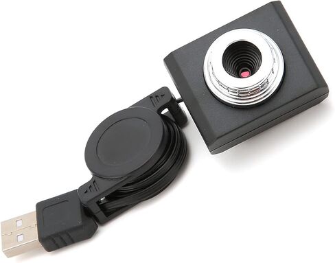High-Resolution CMOS Sensor, Automatic White Balance, 30.0 Megapixel Digital Still Image, Portable Mini Size, ABS Shell, USB2.0 Computer Camera for Web Conference Video Chat in Kuwait