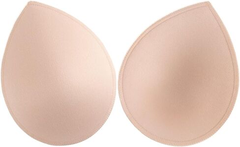 Tear Drop Bra Cup Inserts, Adds Chest Contour & Support for Bridal, Bridesmaid & Most Dresses, Hand Finished Edges Throughout in Saudi Arabia