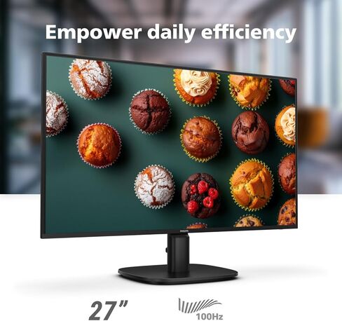 شاشة مكتب الألعاب فيليبس 27B2N2100 مقاس 27 بوصة بدقة FHD (1920 × 1080) 100 هرتز، معتمدة من Energy Star، شهادة EPEAT الذهبية، HDMI وVGA، ضمان استبدال مسبق لمدة 4 سنوات in Kuwait