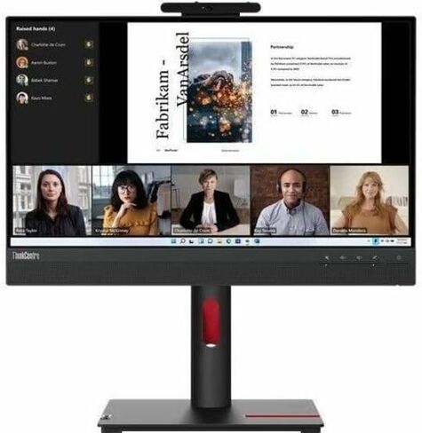 Lenovo ThinkVision TIO22Gen5 22" Class Webcam Full HD LED Monitor - 16:9 - Black in Kuwait