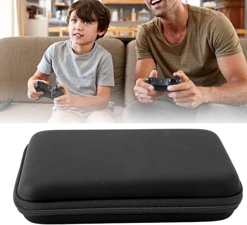 Jectse Hard Case for Game Console, Portable with 8 Slots Internal Pocket, Water Resistant Travel Protective Case for New 3DS XL, New 3DS in Kuwait