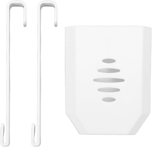 Toilet Tank Tablet Holder, ABS Material Prevents Buildup and Manual, with Strong Adhesion No Shifting, for Most Standard Height Toilet Tanks 5 Inches from Top (White) in Kuwait