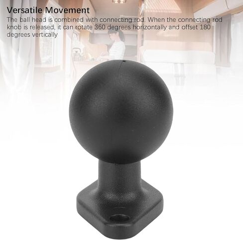 Pwshymi Aluminum Alloy Ball Mount Base with Versatile Movement for 1.5 Inch Plate for Electronic Devices in Kuwait