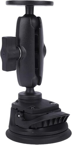 Buachois Double Ball Mount with Suction Cup Base and Round Plate, Adjustable Tablet Holder Car Windshield Mount for Phone GPS Device in Kuwait
