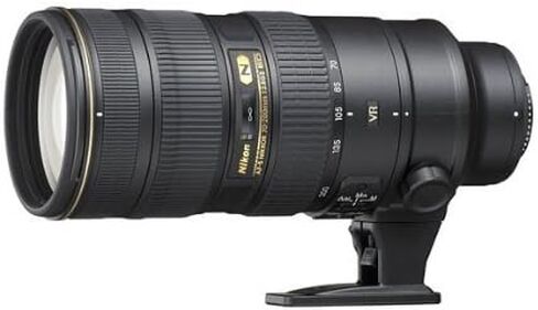 Beach Camera Nikon AF-S NIKKOR 70-200mm f/2.8G ED VR II Lens with Deluxe Filter Kit Bundle Includes Lens, 77mm Deluxe Filter Kit, Lens Cap Keeper, 3 Piece Lens Cleaning Kit Micro Fiber Cloth in Kuwait