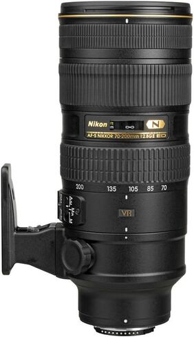 Beach Camera Nikon AF-S NIKKOR 70-200mm f/2.8G ED VR II Lens with Deluxe Filter Kit Bundle Includes Lens, 77mm Deluxe Filter Kit, Lens Cap Keeper, 3 Piece Lens Cleaning Kit Micro Fiber Cloth in Kuwait