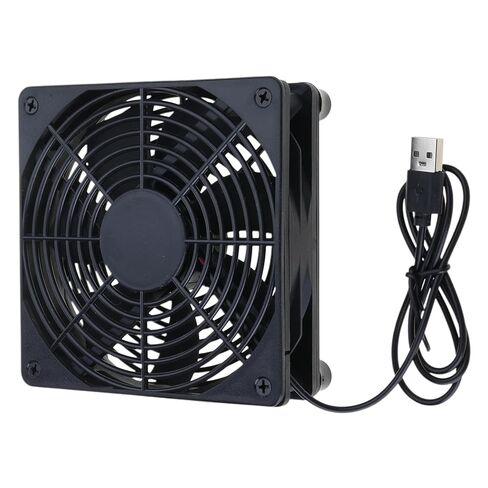 مروحة تبريد USB DC5V مقاس 120 مم مع مفاتيح لمعدات الشبكات المنزلية وخزائن الصوت والفيديو والألعاب وتبريد إلكترونيات الكمبيوتر المحمول in Kuwait