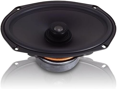 مكبرات صوت سيارة محورية مقاس 6 × 9 بوصة من Sundown Audio E-69CX - نظام كامل النطاق ثنائي الاتجاه مع مكبرات صوت من التيتانيوم - 100 وات RMS، 4 أوم - ترقية مباشرة من صانع المعدات الأصلية، حامل 3.5 بوصة، شبكات للحصول على صوت واضح قوي in Kuwait