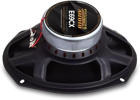 مكبرات صوت سيارة محورية مقاس 6 × 9 بوصة من Sundown Audio E-69CX - نظام كامل النطاق ثنائي الاتجاه مع مكبرات صوت من التيتانيوم - 100 وات RMS، 4 أوم - ترقية مباشرة من صانع المعدات الأصلية، حامل 3.5 بوصة، شبكات للحصول على صوت واضح قوي in Kuwait