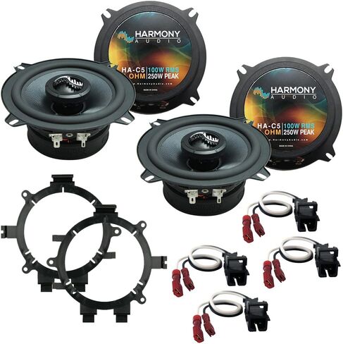 Harmony Audio HA-C5 Compatible with Chevy Silverado Truck 2007-2013 Factory Premium Speaker Upgrade Harmony Package in Kuwait