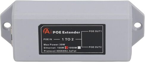 موسع Cuifati PoE، مكرر PoE 1 في 2 يدعم IEEE802.3af عند التوصيل والتشغيل، مع تصميم مدمج مثبت على الحائط، لنظام أمان كاميرا الشبكة in Kuwait