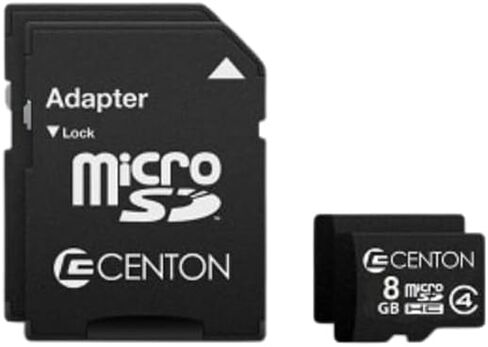 Centon MicroSD Class 4 Flash Memory Card 8GB x 2, (S1-MSDHC4-8G2PK) in Kuwait