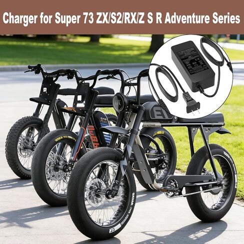 54.6V Charger for Super 73 ZX/S2/RX/Z S R Adventure Series Compatible with Super 73 48V Li-ion Battery Power Adapter Cord in Kuwait