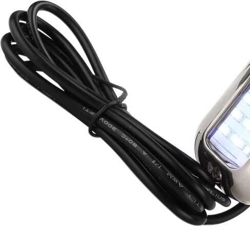Keenso 27LED Boat Underwater Light Marine Underwater Lighting Transom Light 120 Beam Angle 74LM Bright IP68 Stainless Steel PC Rubber for Boats Campers RV in Kuwait