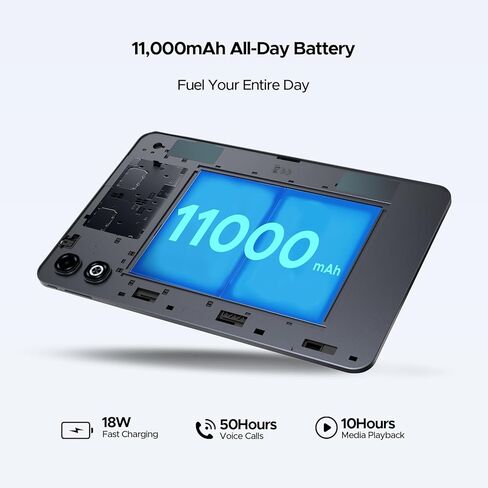 تابلت Tab G6 MAX Android 16، تابلت 13.4 بوصة 90 هرتز 7.7 مم، أجهزة لوحية ألعاب رفيعة للغاية مع Gemini AI، 32 جيجابايت + 256 جيجابايت/2 تيرابايت TF، 11000 مللي أمبير + 18 وات، UNISOC T7280 ثماني النواة، 13 ميجابكسل + 8 ميجابكسل، مكبرات صوت مزدوجة/معرف الوج in Kuwait
