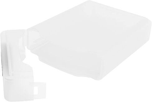 Hard Disk Protection Box, 3.5in HDD SSD Shockproof Anti Static ABS Storage Case with Transparent and Black Fixed Pad, for HDD SSD Hard Drive (White) in Kuwait
