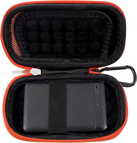 Portable External Hard Drive Carrying Case Solid State Drive Travel Carrying Holder with Mesh Pocket CarryingTravel Holder for USB Cables SD Cards Protection in Kuwait