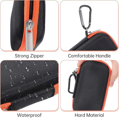 Portable External Hard Drive Carrying Case Solid State Drive Travel Carrying Holder with Mesh Pocket CarryingTravel Holder for USB Cables SD Cards Protection in Kuwait