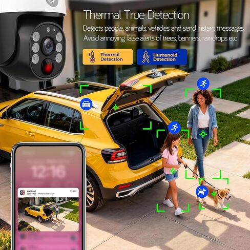 [جرس الباب + 4-CAM] حزمة أمان XMARTO 10 قنوات 4K WiFi 6 NVR مع 4 كاميرات PTZ لاسلكية تعمل بالطاقة الشمسية بدقة 4 ميجابكسل و1 جرس باب ذكي للفيديو، واي فاي طويل المدى ثنائي النطاق 6، تركيب بدون أسلاك، 0 رسوم شهرية in Kuwait