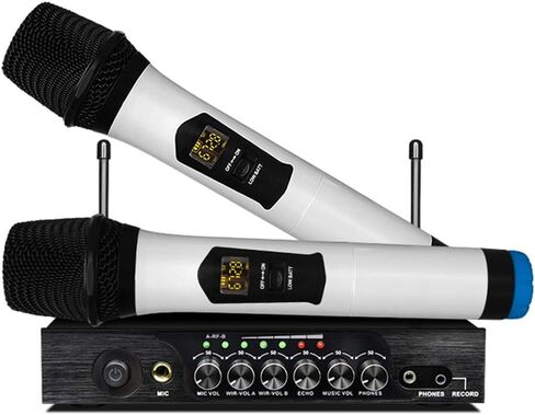ميكروفون UHF محمول M6 مع ميكروفون ترددي باس قابل للتعديل لنظام المسرح المنزلي KTV ومكبر الصوت في الاتحاد الأوروبي in Kuwait